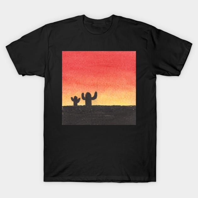 Cactus and desert T-Shirt by jangilbert23